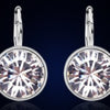 Bella Clear Crystal Clip on Earrings for Women Stud Earrings