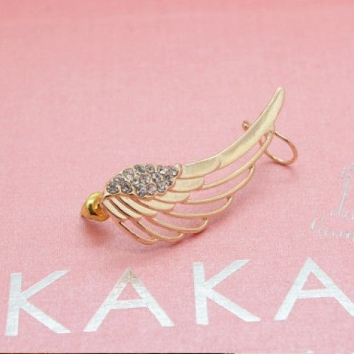 Angel Wing Gold Earrings For Women