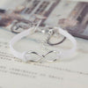 15 Color Infinity Silver Pendant Korean Velvet Charm Bracelet