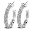 Women Hoop Earrings Bridal Fashion